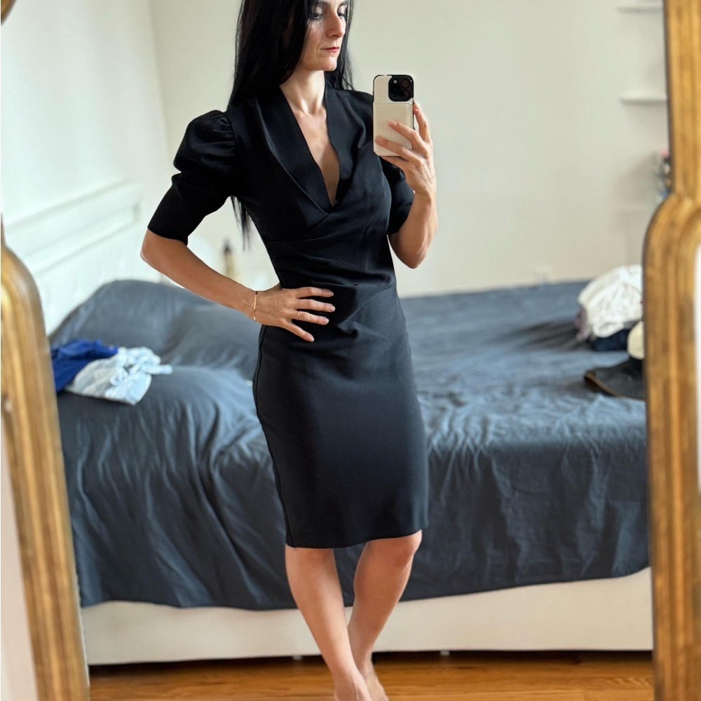 Zara Elegant Sexy Black Bodycon Dress